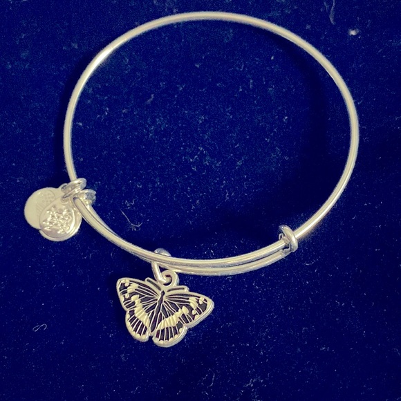Alex and Ani Jewelry Alex And Ani Sliver White Admiral Butterfly Bangle Poshmark